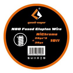 geek vape n80 fused clapton 28ga*3 + 36ga 3m